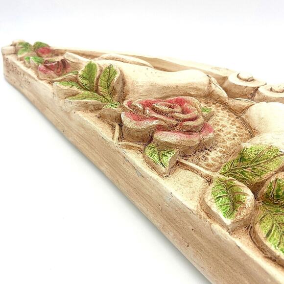 Telle M Stein Plaque - Etsy Original Telle M Stein Sculptured Kissing Doves Birds Wall Plaque Resin Casting